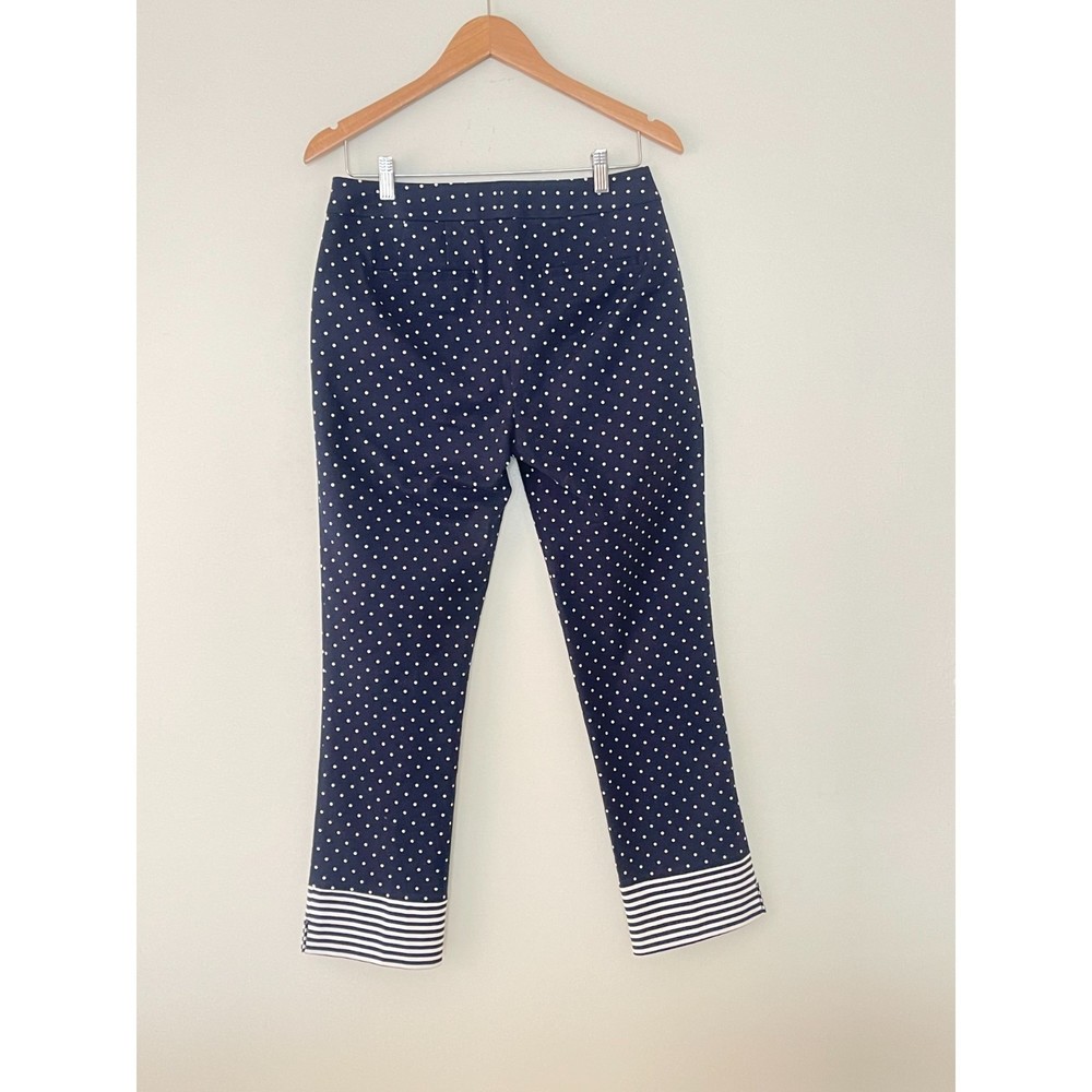 Boden Richmond Navy Blue polka dots Pants - Picture 3 of 16